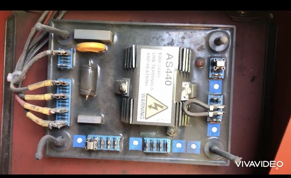 Genset low/high  voltage control (AVR)